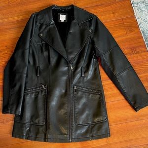 Faux Leather Jacket